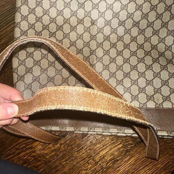 BUNDLE: Gucci GG Supreme coated canvas Vintage tote and wallet - Picture 10 of 15